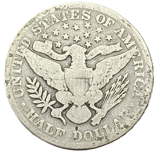 1/2 Dollar Barber Half Dollar 1899 VF - Imagen 2