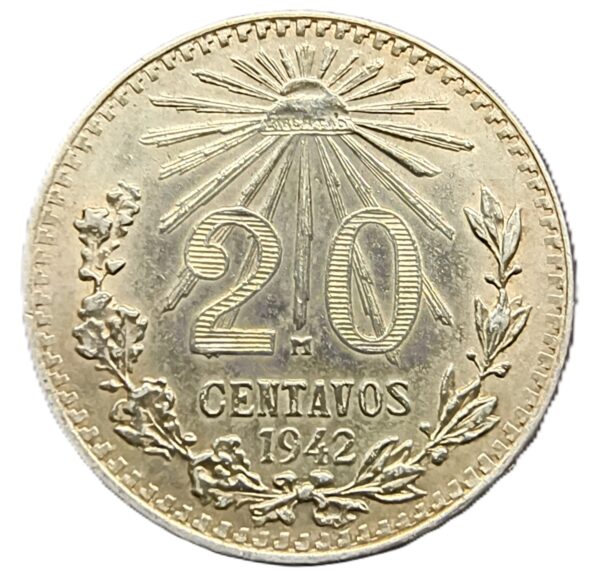 20 Centavos México 1942 AU