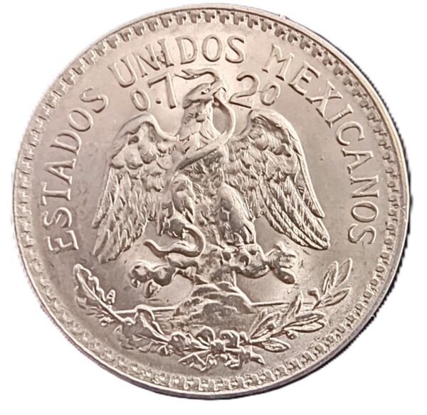 50 Centavos México 1943 AU - Imagen 2