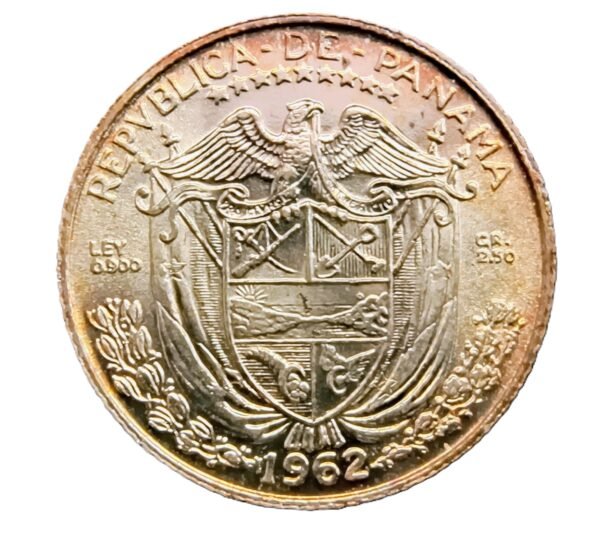 1/10 Balboas 1962 Panamá SC/USC - Imagen 2