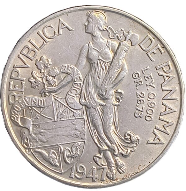 1 Balboa 1934 Panamá XF/EBC - Imagen 2