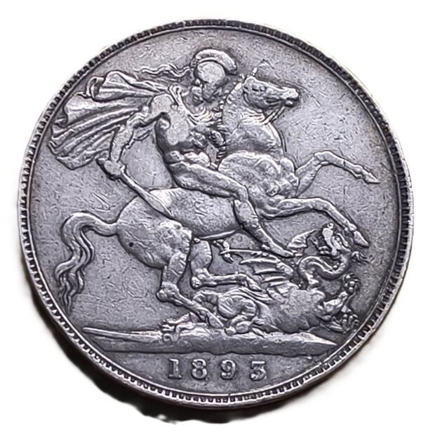 1 Corona 1893 Victoria XF (UK) - Imagen 2