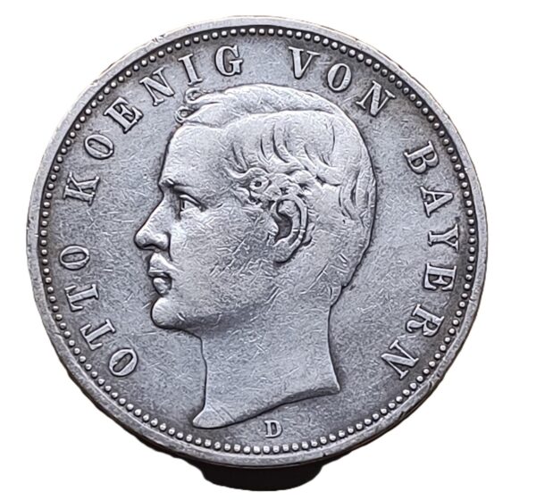 5 Mark 1894 Otto Alemania VF