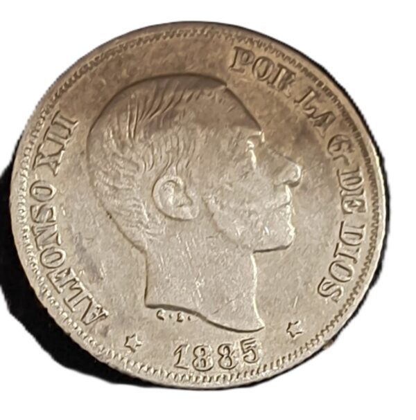 10 Centavos de Peso 1885 XF