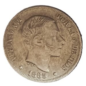 10 Centavos de Peso 1885 XF