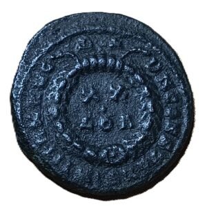 Follis Constantinus I VF reverso