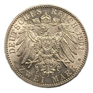 2 Mark Guillermo II1901 reverso