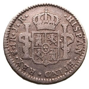 1 Real Carlos III 1775 J.R. Potosí reverso