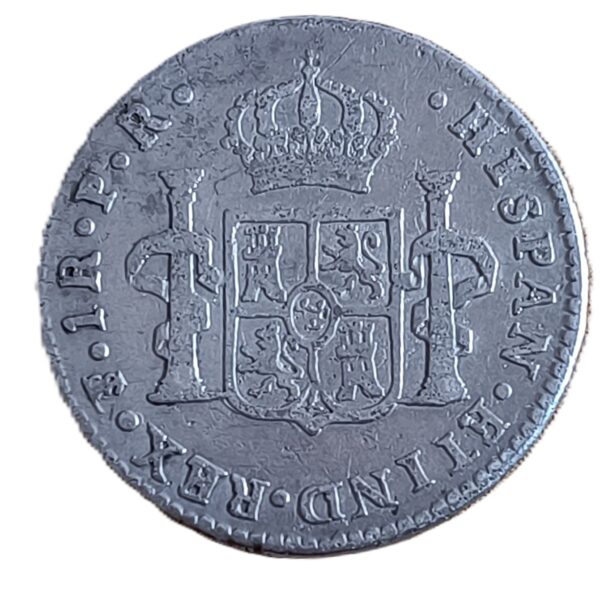 1 Real Carlos III 1778 P.R. Potosí - Imagen 2