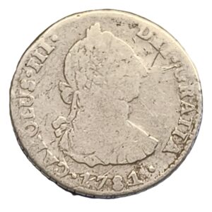 1 Real Carlos III 1781 P.R. Potosí