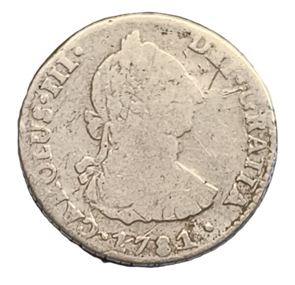 1 Real Carlos III 1781 P.R. Potosí