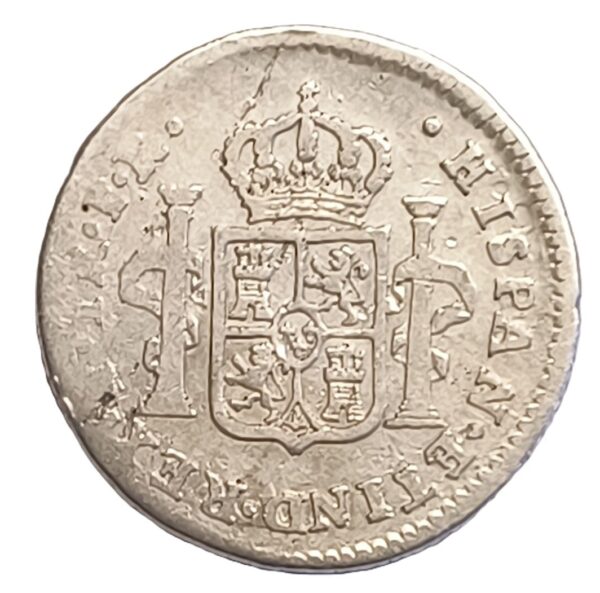 1 Real Carlos III 1783 P.R. Potosí - Imagen 2