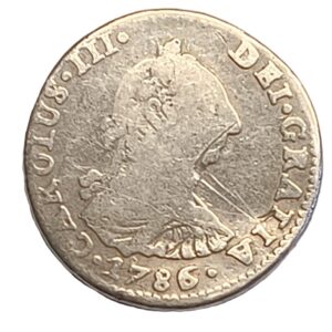 1 Real Carlos III 1786 P.R. Potosí