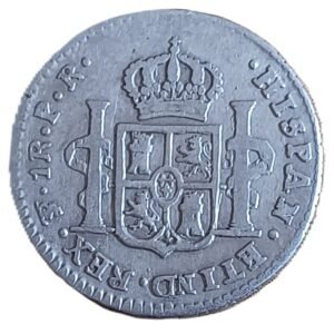 1 Real Carlos III 1788 P.R. Potosí reverso