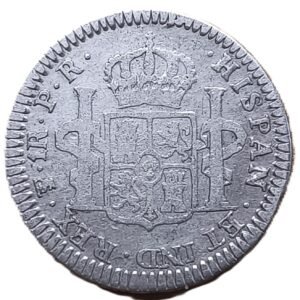 1 Real Carlos IIII 1794 P.R. Potosí reverso