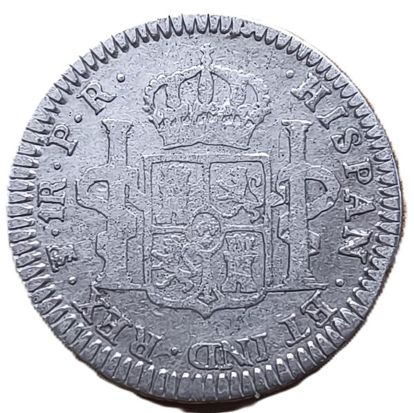 1 Real Carlos IIII 1794 P.R. Potosí - Imagen 2