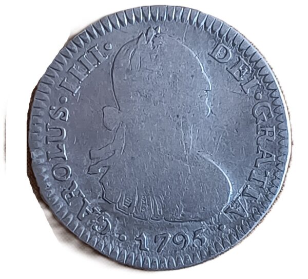 1 Real Carlos IIII 1795 P.R. Potosí
