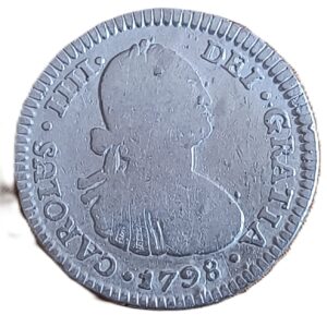1 Real Carlos IIII 1798 P.R. Potosí