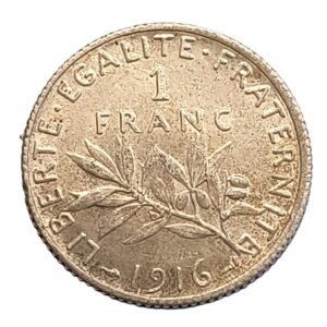 1 Franc 1916 reverso