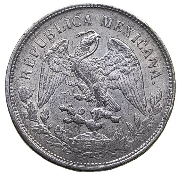 1 Peso Fuerte 1902 Fs FZ México - Imagen 2