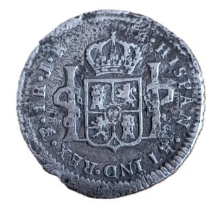 1 Real Carlos III 1773 Potosí reverso