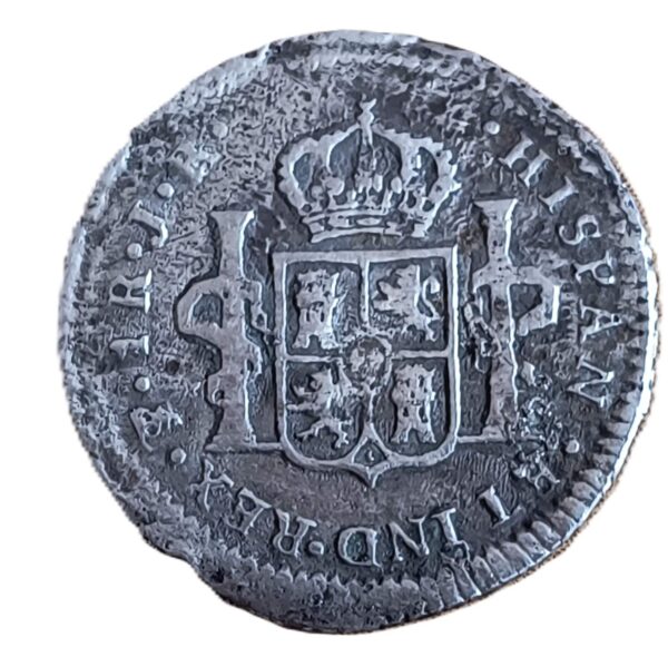 1 Real Carlos III 1773 Potosí - Imagen 2