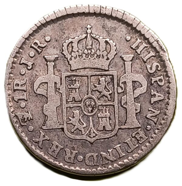 1 Real 1776 Carlos III Potosí VF - Imagen 2