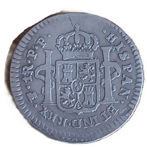 1 Real Carlos IIII 1791 Potosí reverso