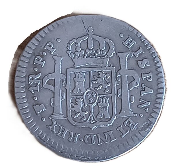 1 Real Carlos IIII 1791 Potosí - Imagen 2