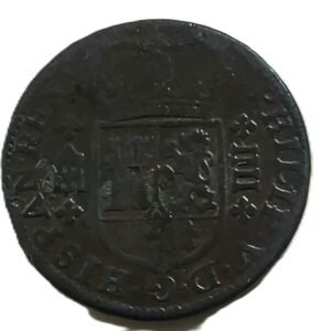 4 Maravedís de Felipe V, Segovia 1719 reverso