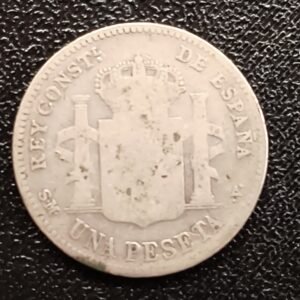 1 Peseta del Centenario plata 0.835