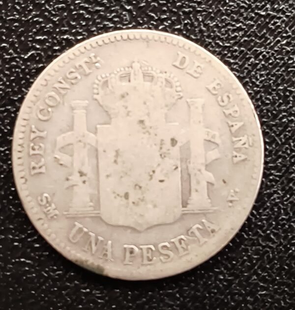 1 Peseta del Centenario plata 0.835