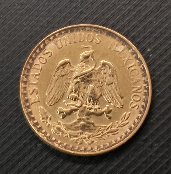 2 Pesos Oro México 1945 - Imagen 2