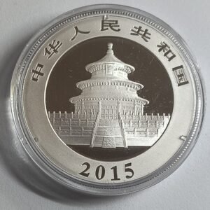 Panda 2015 China 1 oz reverso
