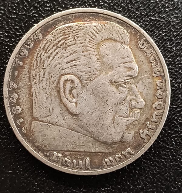 5 Reichsmark Plata .900 - Imagen 3