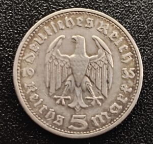 5 Reichsmark Plata .900