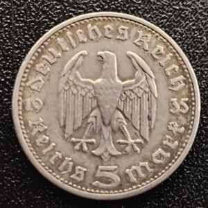 5 Reichsmark Plata .900