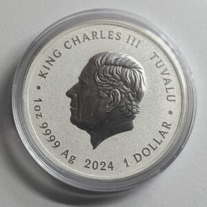 Bob Esponja 2024 Tuvalu 1 oz reverso