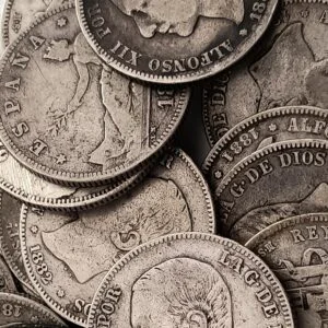 2 Pesetas del Centenario Plata .835