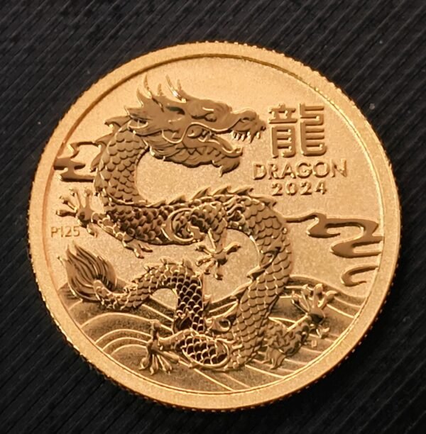 Año del Dragón Oro 2024 Australia 1/10 oz
