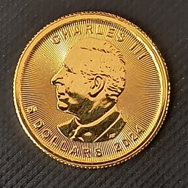 Maple Leaf Oro 2024 Canadá 1/10 oz - Imagen 2