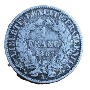 1 Franc 1887 Ceres reverso