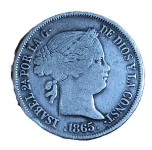 40 Céntimos de Escudo 1865