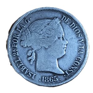 40 Céntimos de Escudo 1865