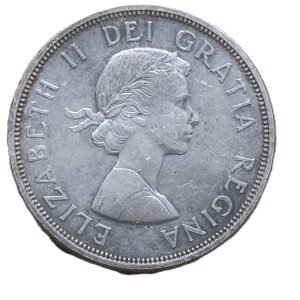 1 Dólar Charlottetown 1964 reverso