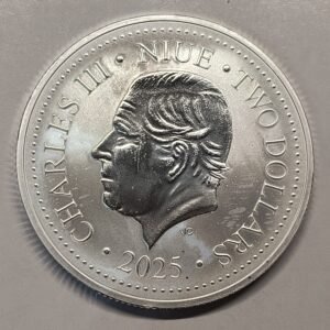 Tubo con 5 oz Silver PHOENIX 2025 reverso