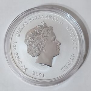 1 oz Silver WOLVERINE 2021 reverso