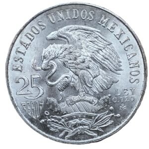 25 Pesos Juegos Olímpicos 1968 - México reverso