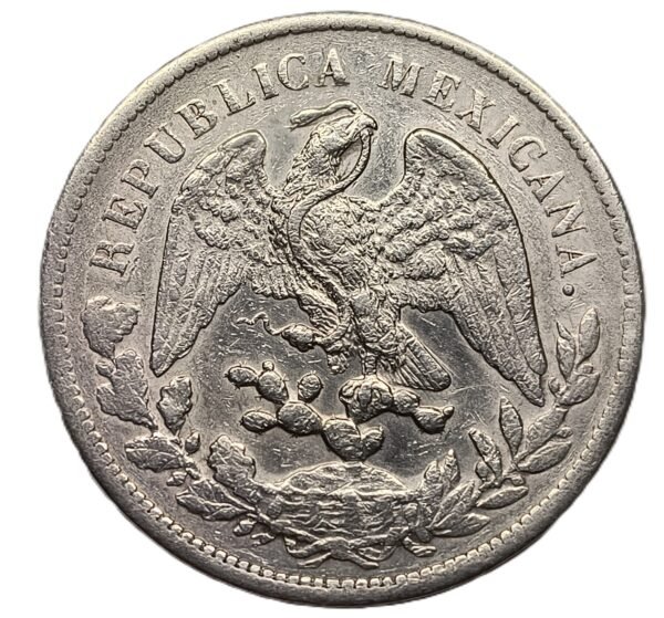 1 Peso Zacatecas 1898 FZ - Imagen 2
