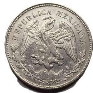 1 Peso Zacatecas 1900 FZ reverso
